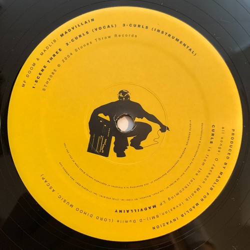 MADVILLAIN Curls & All Caps 12'' on Stones Throw NM madlib mf doom - Picture 4 of 4