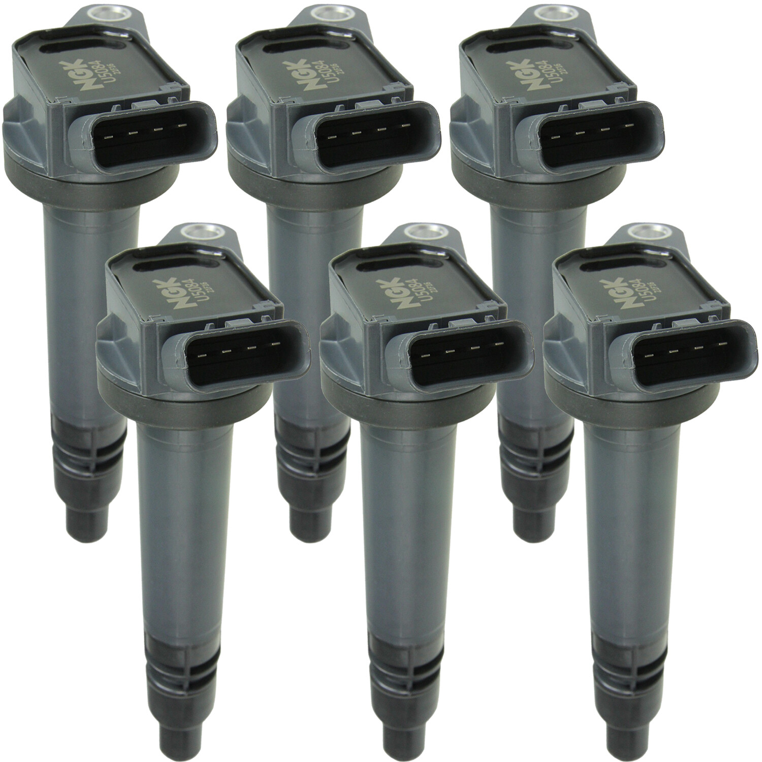NGK 48977 Set of 6 COP Pencil Type Ignition Coils U5084 for GS300 FJ Cruiser