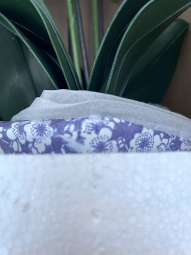 Valerie Parr Hill White Orchid Arrangement in Decorative Ceramic Pot QVC 25th - Picture 8 of 10