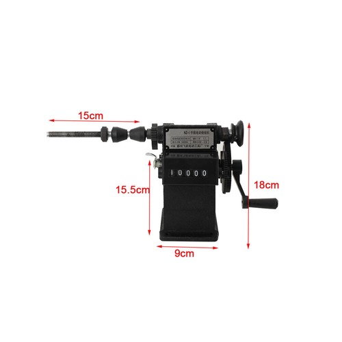 Manuelle Spulenwickelmaschine Wickler Wicklung Maschine Zählbereich 0-99999 1:8 - Bild 8 von 12