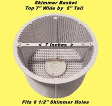Pool Skimmer Basket Strainer Hayward Starite Pentair PacFab Swimrite 6.5" hole