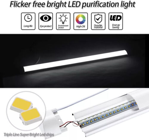 LED Strip Batten Low Profile Ceiling Tube Light 6500K 54W 2FT 3FT 4FT 5FT 6FT - Picture 4 of 16