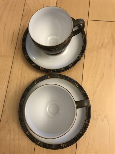 Denby Stoneware Marrakesh - Breakfast 2 Cup and 2 Saucer.New - Bild 2 von 7