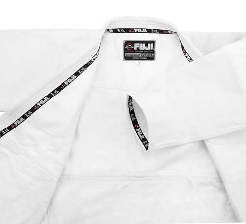 New Fuji Sports Mens Kids Womens Double Weave Judo Gi Kimono  - White - Picture 4 of 5