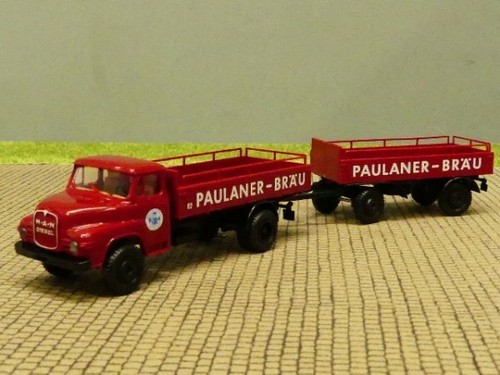 1/87 Brekina MAN 520 Paulaner Thomas Bräu Bierpritsche