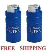 MICHELOB ULTRA 2 SLIM CAN FOAM COOLER GOLF COOLIE KOOZIE HUGGIE NEW BUDWEISER