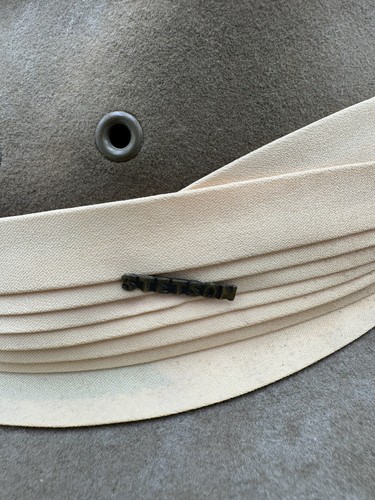 Vintage Stetson Safari Collection 4X Beaver Western Hat Eddie Bauer 6 3/4 USA - Imagen 5 de 12