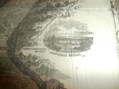 Antique Map Lake St Louis Ontario Niagara Falls River by Alfred Waud John Andrew - Picture 7 of 24
