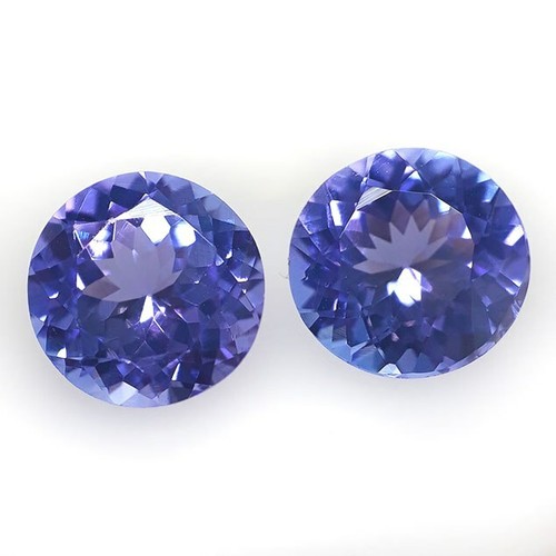 2.800 cts-AAA++ COPPIA NATURALE DI PIETRE PREZIOSE TANZANITE BLU VIOLA SCINTILLANTE - Foto 5 di 6