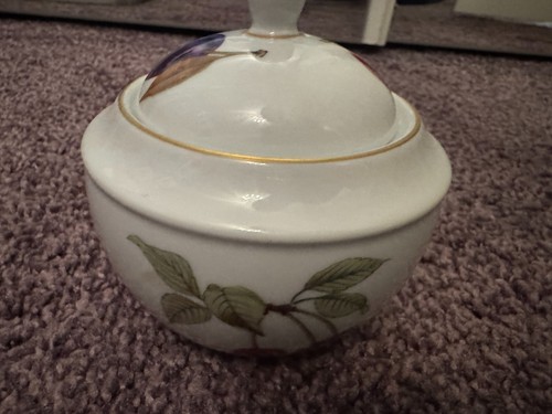 Royal Worcester Evesham Vale tea service - tray, 6 cups & saucers, milk, sugar - 第 5/8 張圖片