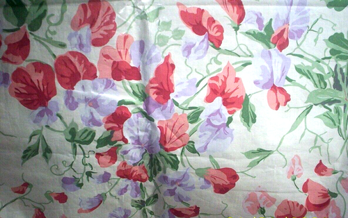 Liberty of London Sweet Pea chintz fabric vintage 7+ yards - Picture 3 of 10