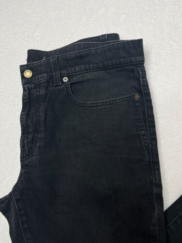SAINT LAURENT PARIS MENS D02 M/SK-LW JEANS BLACK Rocker Designer Denim YSL - Bild 8 von 14