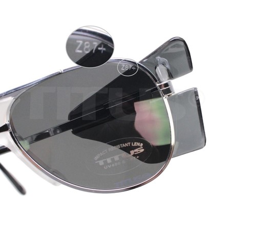 Titus G77 Premium Metal Frame Aviators Z87+ Safety Glasses with Side Shields - Picture 3 of 39