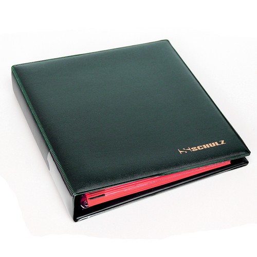 * Klassisches SCHULZ MÜNZALBUM - 221 Münzen 10 Seiten Taschen 25x25 35x35 45x45mm ETUI - Bild 14 von 22