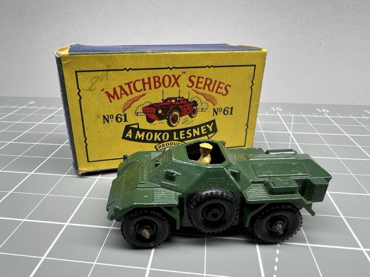 MATCHBOX 　No.61 Army Scout Car Matchbox No.61 Vintage Military Scout Car | eBay UK