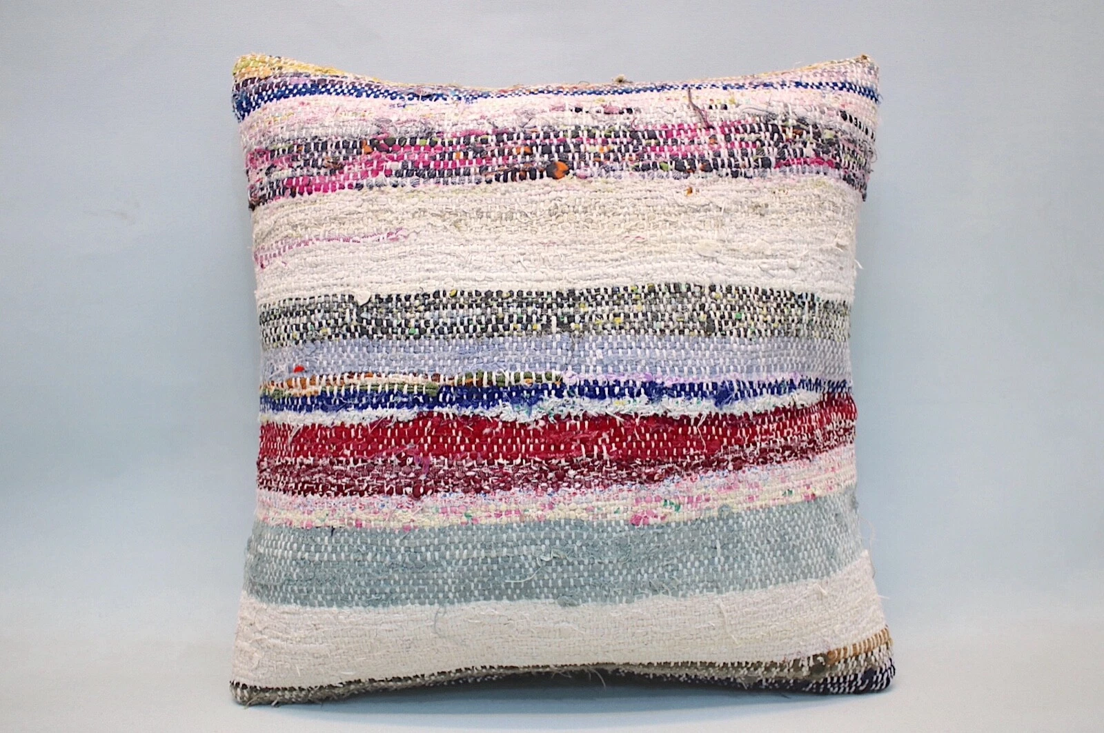 Kilim Pillow Cover, 16x16 in, Vintage Throw Pillow, Decorative Pillow Cushion