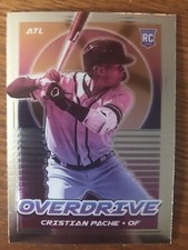 2021 Panini Chronicles Overdrive RC Cristian Pache Atlanta Braves