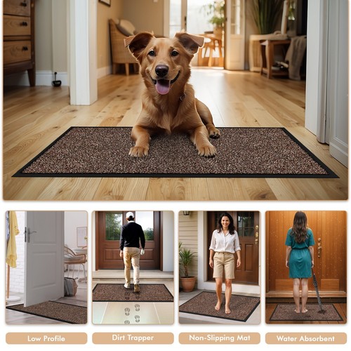 Door Mat Rubber Back Non Slip Door Matt Kitchen Hallway Floor Rug Runner Mats - Picture 72 of 79
