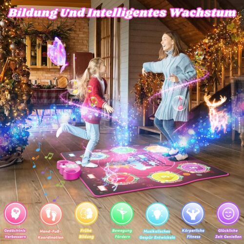 Tanzmatte für Kinder ab 3Jahre, Spielteppich Geschenke Weihnachten - Bild 4 von 7