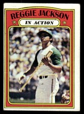 1972 Topps #436 Reggie Jackson *Crease*