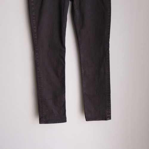 Hudson Mens Jeans 34 Blake Slim Straight Black Mid Rise Demin Goth Grunge - 第 7/9 張圖片