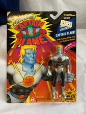 1994 Tiger Toys Captain Planet THUNDER & LIGHTNING Action Figure in Blister Pack