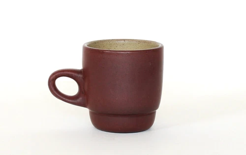 HEATH CERAMICS Low Handle STACKING MUG Mojave #205 Sausalito, California