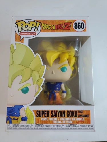 Funko Pop! Animation Dragon Ball Z Super Saiyan Goku First Appearance #860