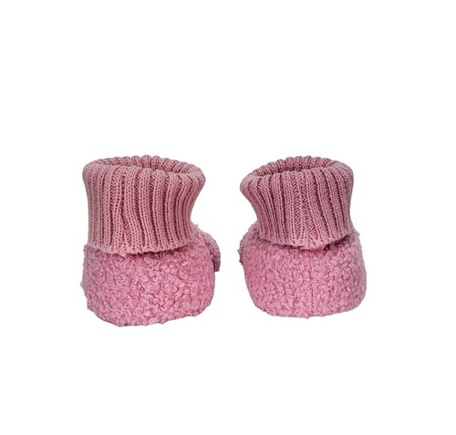 Pink Fuzzy Slippers With Cloud & Rainbow Design - Toddler Size 5 - Wonder Nation - Picture 5 of 12