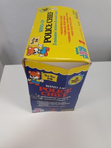Wind Up Police Chief Childrens Toy Yamakawa Original Box -RSPCA Middlesex/ Herts - Picture 14 of 18