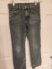 WRG Wrangler Jeans Co Jeans Boys 12 Regular Medium Blue Wash Faded Straight Kids