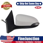 White Left Driver Side Mirror For Corolla 2014-2019 Power Heated Turn Lamp