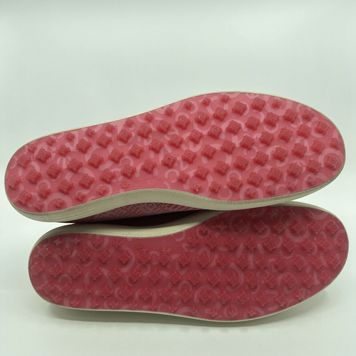 ECCO E-OTS Soft Hydromax Women’s Size 11 11.5 Lace Up Spikeless Pink Golf Shoes - Picture 6 of 9