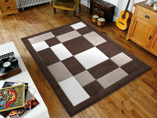 New Squares Design Soft & Thick High Quality HAVANA Rugs with Beautiful colours - Picture 36 of 77