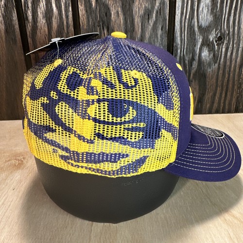 Zephyr NCAA LSU Tigers Snapback Mütze Trucker Cap Neu mit Etikett neu Tigerauge Mesh Gameface - Bild 7 von 13