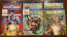 Suicide Squad & The SS W/Birds Of Prey BR /DVD & Slipcovers - VERY GOOD Lot Of 3