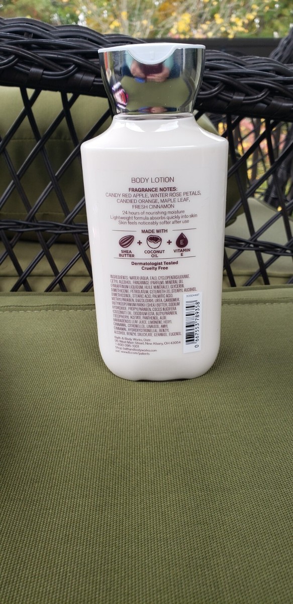 Bath and Body Works WINTER CANDY APPLE Body Lotion 8 fl oz /236mL 