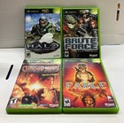 Xbox Game Lot of 4- Halo, Brute Force, Crimson Skies, Fable & some Manuals