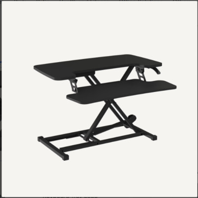 FlexiSpot 35'' Black Home Office Desk Riser Adjustable Standing Desk Converter