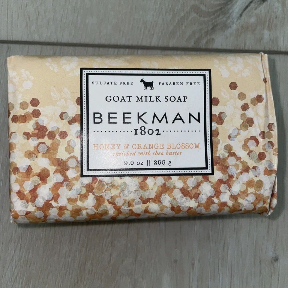 Jabón en barra de leche de cabra Beekman 1802 - miel y azahar grande 9,0 oz 255 g NUEVO Foto 2 de 4