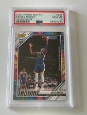 2021 Panini Instant 238 Moses Moody VERSICOLOR Rookie RC Warriors SP #1/5 PSA 10