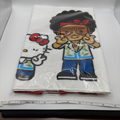 Bruno Mars x Hello Kitty Sanrio Face Towel Size L34 W13 inch