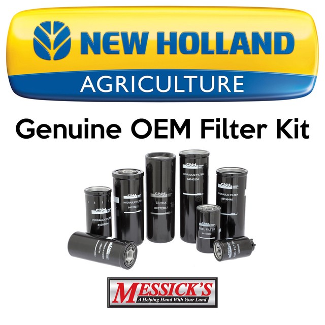 OEM Maintenance Service Filter Kit for New Holland Work Master 33