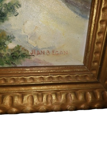 Vintage Jean B. Egan Landschaften Künstler Öl auf Leinwand Gemälde Grand Canyon Park - Bild 5 von 9