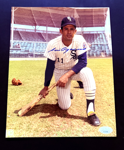 Luis Aparicio Signed Autographed 8x10 Photo Chicago White Sox JSA COA