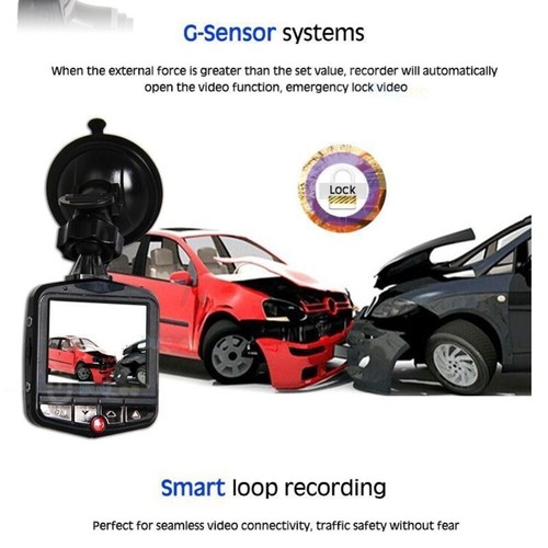 1080P HD LCD Mini Car Dash Camera Video DVR Cam Recorder Night Vision Crash Cam - Picture 21 of 23