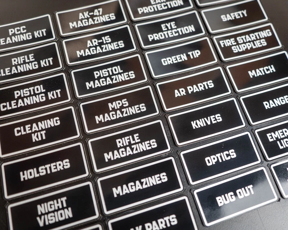Misc. Various Ammo Can Label Stickers - Organize Your Ammo Can Storage - Image 3 of 4