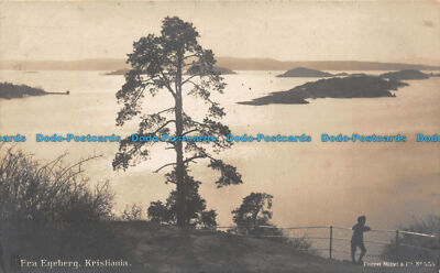 R142367 Fra Egeberg. Kristiania. Eneret Mittet. Nr. 554. Bill Hopkins Sammlung