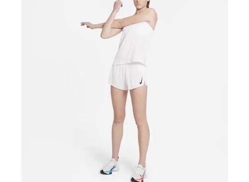 Pantalones Cortos Nike AeroSwift Flyvent Entrenamiento para Correr Blancos para Mujer XL CZ9398-100 - Imagen 7 de 14
