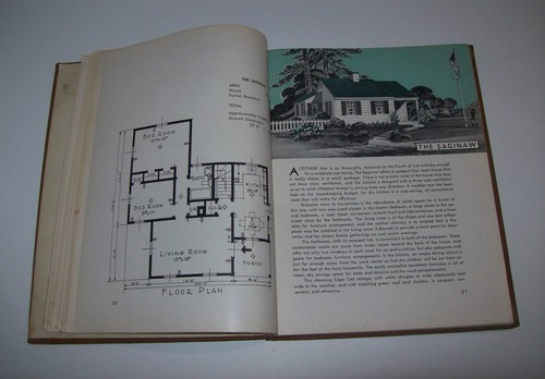 BOOK OF SMALL HOUSES, 1946 1st Ed., Harold E. Group, with 48 House Designs, x - Foto 7 di 12